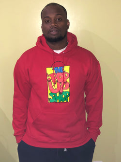 The Pop Up Shop Logo Hoodie- Red