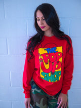 The Pop Up Shop Longsleeve Logo Tee Red