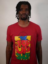 The Pop Up Shop Logo Tee- Crimson