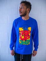 The Pop Up Shop Longsleeve Logo Tee Blue