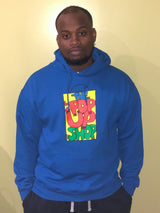 The Pop Up Shop Logo Hoodie- Blue